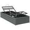 vidaXL Elektrisch Verstelbaar Bedframe Donkergrijs 200 x 70 x 33,5 cm