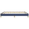 vidaXL Boxspring bed stof blauw 180x200 cm
