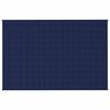 vidaXL Verzwaringsdeken 120x180 cm 9 kg stof blauw
