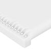vidaXL Boxspring met matras kunstleer wit 100x200 cm