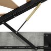 vidaXL Ottoman Bedframe Beton Grijs 100 x 200 cm Bewerkt hout