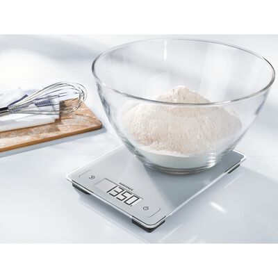 Soehnle Keukenweegschaal Page Aqua Proof digitaal 10 kg zilverkleurig