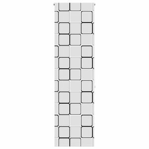 vidaXL Doucherolgordijn 70x240 cm stofbreedte 66 cm