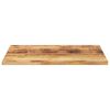 vidaXL Tafelblad rechthoekig 90x80x2,5 cm massief ruw mangohout