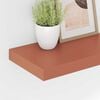 vidaXL Wandplank met opslag 2 pcs Rood 40 x 23,5 x 4 cm Bewerkt hout