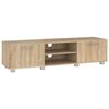 vidaXL Tv-meubel 140x40x35 cm bewerkt hout sonoma eikenkleurig