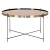 House Nordic Salontafel Scarlett 70x40 cm messingkleurig