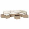 vidaXL 9 st Beige