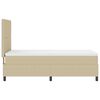 vidaXL Boxspring bed Lichtgrijs en wit. 203 x 80 x 128 cm