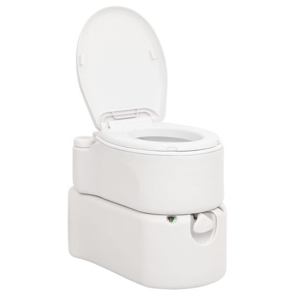 vidaXL Campingtoilet ge&iuml;ntegreerd 24+17 L HDPE email