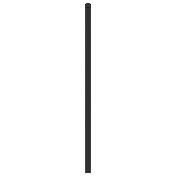 vidaXL Vervangend hoofdbord 75 cm bewerkt hout en staal bruin eikenkleurig