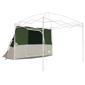 vidaXL Binnentent met dak met opslag Groen 280 x 220 x 176 cm taft