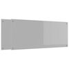 vidaXL Keukenachterwand 2 pcs Lichtgrijs 120 x 50 cm gehard glas
