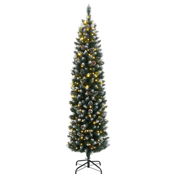 vidaXL Kunstkerstboom smal met 150 LED's 150 cm