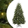 vidaXL Kunstmatige Inklapbare Kerstboom Groen 270 cm PVC en staal