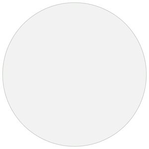 vidaXL Tafelbeschermer &Oslash;60 cm 1,6 mm PVC transparant