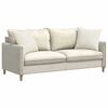 vidaXL Sofa Kussens 2 stuks Crème 50 x 50 cm Cordstof