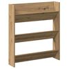 vidaXL Schoenenkast 2 pcs Artisan Eiken 85 x 18 x 90 cm Bewerkt hout