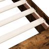 vidaXL Bedframe bewerkt hout gerookt eikenkleurig 100x200 cm