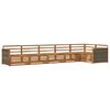 vidaXL Buiten bankenset 6 pcs Naturel Massief Acaciahout