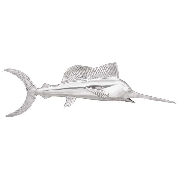 vidaXL sculptuur Zilver 91 x 8 x 26 cm Aluminium