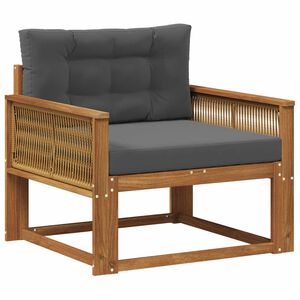 vidaXL Buiten Midden Sofa Naturel