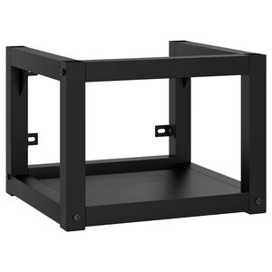 vidaXL Wastafelframe wandgemonteerd 40x38x31 cm ijzer zwart