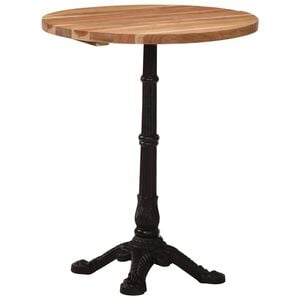 vidaXL Bistrotafel &Oslash; 60x76 cm massief acaciahout