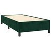 vidaXL Bedframe zonder matras 80x200 cm fluweel donkergroen