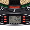 vidaXL Dartbord elektrisch met darts polypropeen zwart