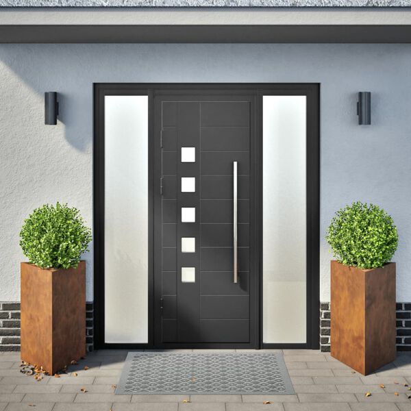 vidaXL Plantenbakken 2 st Driehoekig 50x43x75 cm weervast staal