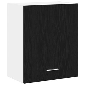 vidaXL Hangkast Zwart Eiken 50 x 31 x 60 cm Bewerkt hout