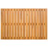 vidaXL Badmat Effen Bruin 60 x 40 cm Hout