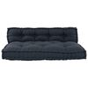 vidaXL Pallet Sofa Kussen 2 pcs Antracietkleurig 120 x 80 x 38 cm Stof