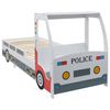 vidaXL Kinderbed politieauto met bureau 90x200 cm