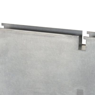 vidaXL Schanskorfpaal 180 cm gegalvaniseerd staal zilverkleurig