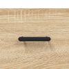 vidaXL Hoge kast 34,5x34x180 cm bewerkt hout sonoma eikenkleurig