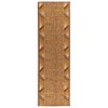 vidaXL Tapijtloper FLORNES Geweven Ochre Zigzag 67 x 150 cm PP 7 mm