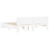 vidaXL Bedframe met hoofdeinde wit 180x200 cm