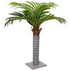 vidaXL Kunstpalmboom 6 bladeren 100 cm groen