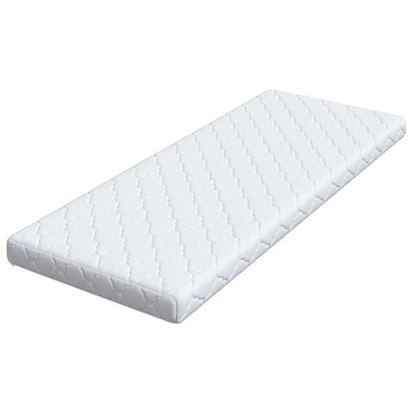 vidaXL Matras Wit 70 x 200 cm PU Schuim