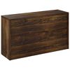 vidaXL Schoenenbank 80x24x45 cm bewerkt hout gerookt eiken