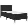 vidaXL Bedframe met matras Zwart 80 x 200 cm Fluweel