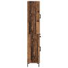 vidaXL Hoge kast met lade 2 pcs Oudhout Bewerkt hout