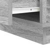 vidaXL Nachtkastje met lade 2 pcs Grijs 39 x 34,5 x 50 cm Bewerkt hout