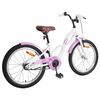 vidaXL Kinderfiets 18 Inch voor 5-7 jaar Wit