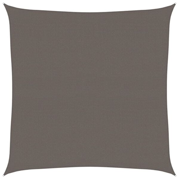 vidaXL Zonnezeil 160 g/m² 4,5x4,5 m HDPE antracietkleurig