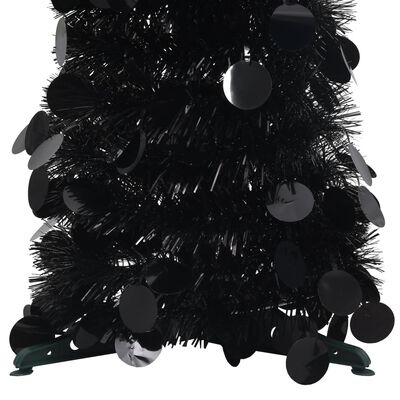 vidaXL Kunstkerstboom pop-up 150 cm PET zwart