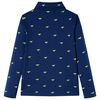 Kindershirt 116 marineblauw