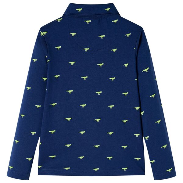 Kindershirt 116 marineblauw